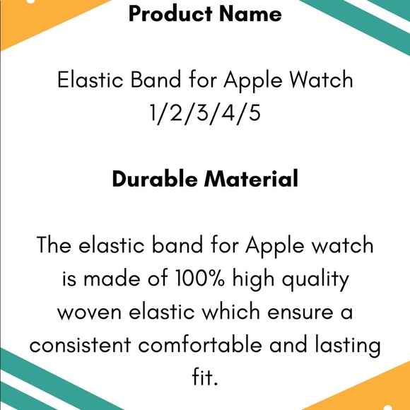 Elastic Band for Apple Watch 1/2/3/4/5 - Picture 3 of 3